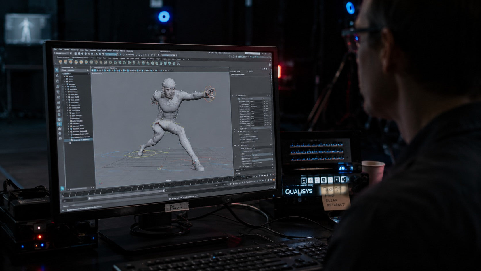 Animation and character development workspace